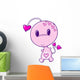 Pink Little Love Bug Wall Decal
