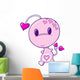 Pink Little Love Bug Wall Decal