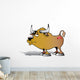 Cartoon Bull Wall Decal