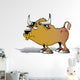 Cartoon Bull Wall Decal