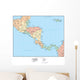 Map of Central America Wall Mural