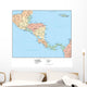 Map of Central America Wall Mural