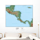 Map of Central America Wall Decal