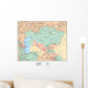 Political Map Asia Wall Decal