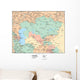 Political Map Asia Wall Decal