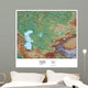 Map Central Asia Wall Decal