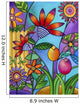 Fence With Flowers Wall Mural