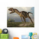 Allosaurus Running Open Field Wall Decal