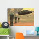 Two Spacecraft Takeoff from Wall Decal