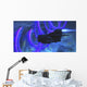 Spaceship Flies near Cosmic Wall Decal