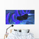 Spaceship Flies near Cosmic Wall Decal