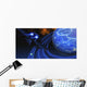 Spacecraft Flies near Ice Wall Decal