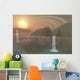 Lush Tropical Jungle River Wall Decal