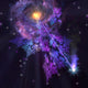 Shooting Star Radiates out Wall Decal
