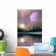 Planet Saturn Lights up Wall Decal