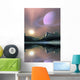 Planet Saturn Lights up Wall Decal