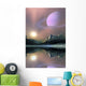 Planet Saturn Lights up Wall Decal