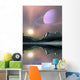 Planet Saturn Lights up Wall Decal