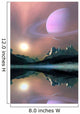 Planet Saturn Lights up Wall Decal