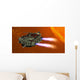 Ironstar Battleship Flies near Wall Decal