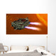 Ironstar Battleship Flies near Wall Decal