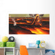 Volcanic Eruption Alien Planet Wall Decal
