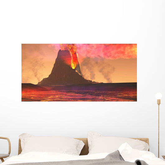 Rivers Lava Flow from Wall Decal