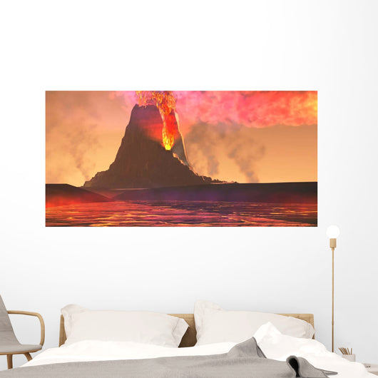 Rivers Lava Flow from Wall Decal