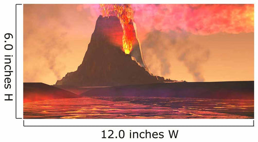 Rivers Lava Flow from Wall Decal