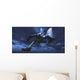 Spaceship Blasts Laser Beam Wall Decal