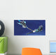 Fighter Spacecraft Blasts Large Wall Decal