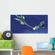 Fighter Spacecraft Blasts Large Wall Decal
