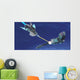 Fighter Spacecraft Blasts Large Wall Decal