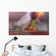 Molten Magma Flows from Wall Decal