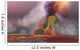 Molten Magma Flows from Wall Decal