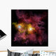 Two Stars Locked into Wall Decal