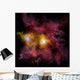 Two Stars Locked into Wall Decal