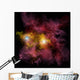 Two Stars Locked into Wall Decal
