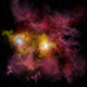 Two Stars Locked into Wall Decal