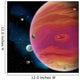Artist's Concept Planet Jupiter Wall Decal