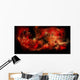 Large Red Nebula Covering Wall Decal