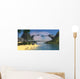 Futuristic Tropical Paradise Colony Wall Decal