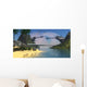 Futuristic Tropical Paradise Colony Wall Decal