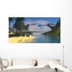Futuristic Tropical Paradise Colony Wall Decal