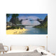Futuristic Tropical Paradise Colony Wall Decal