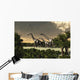 Brachiosaurus Dinosaurs Walk through Wall Decal