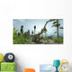 Herd Diplodocus Dinosaurs Graze Wall Decal