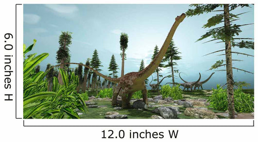 Herd Diplodocus Dinosaurs Graze Wall Decal