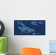 School Fish Encounter Monstrous Wall Decal