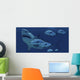 School Fish Encounter Monstrous Wall Decal